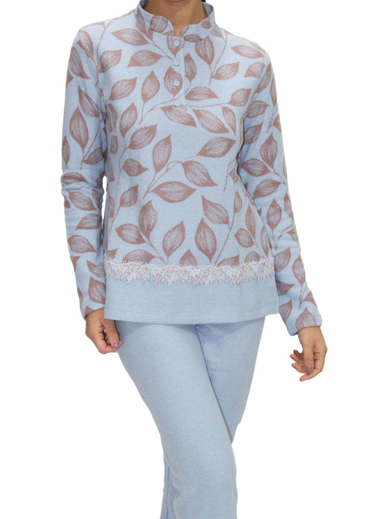 Pigiama Lungo Donna I2316 Fida - evabiancheria